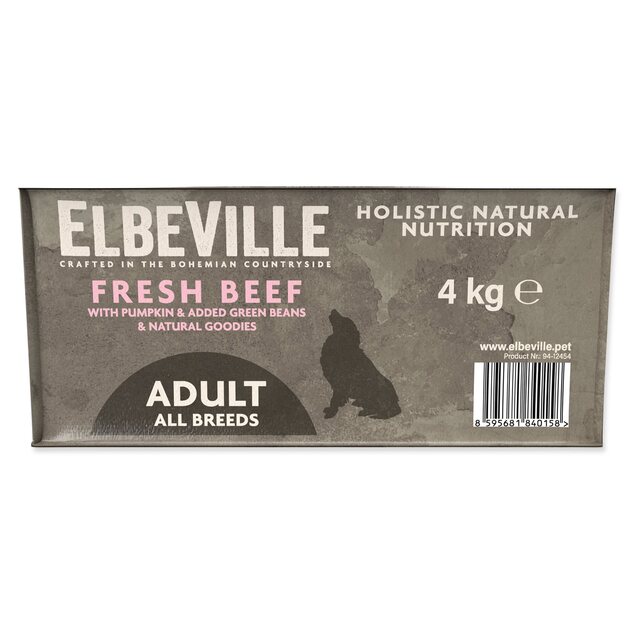 Krmivo ELBEVILLE Adult All Breeds High Energy Fresh Beef 4kg