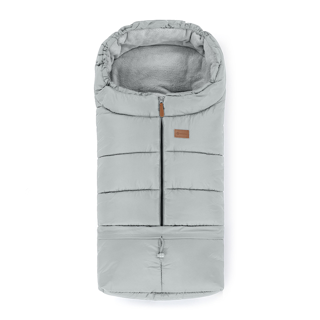 PETITE&amp;MARS Set zimný fusak Jibot 3v1 + rukavice na kočík Jasie Quiet Grey