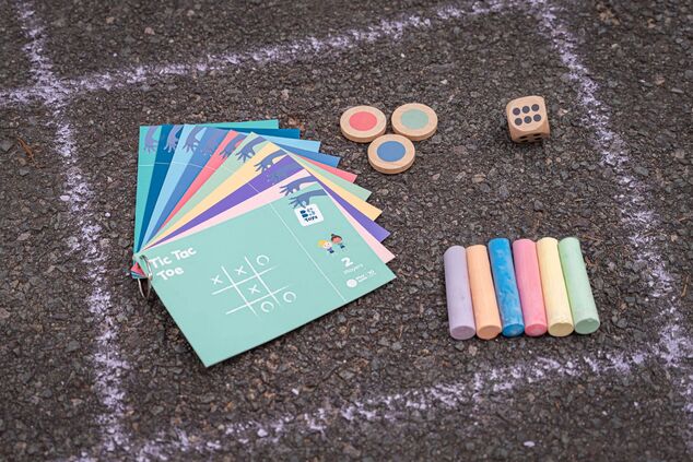 BS Toys Jeux de craie sur trottoir