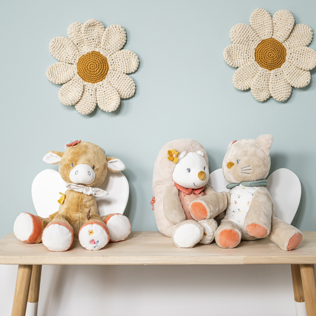 NATTOU Mačička plyšová Lana 32 cm Mila, Zoe &amp; Lana