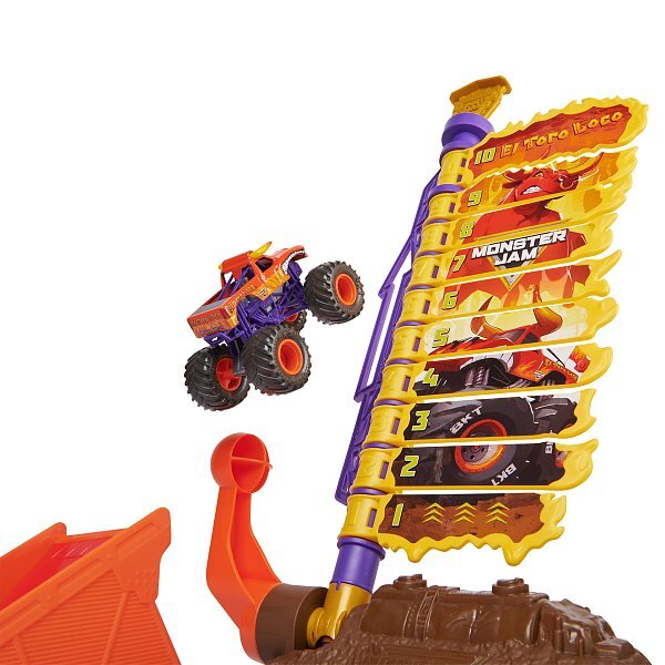 Monster Jam - Hrací set El Toro Loco Big Air Challenge, 1:64
