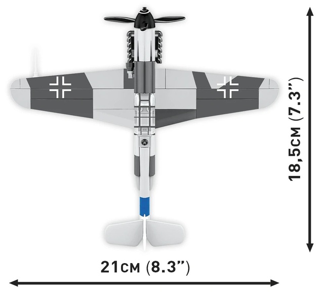 Cobi II WW Messerschmitt BF 109 G, 1:48, 125 k
