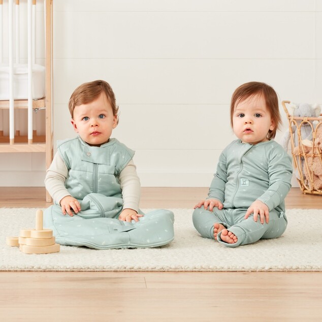 ERGOPOUCH Спален чувал органичен памук Sheeting Sage 8-24 м, 8-14 кг, 2,5 tog