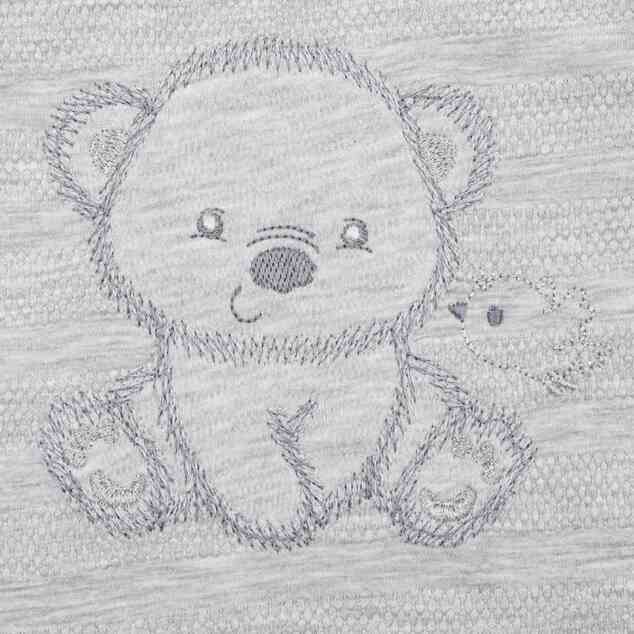 Neugeborenen-Set für die Entbindungsstation New Baby Sweet Bear grau 56 (0 - 3 Monate)