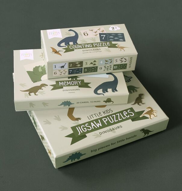 A Little Lovely Company - puzzle s dinosaurami
