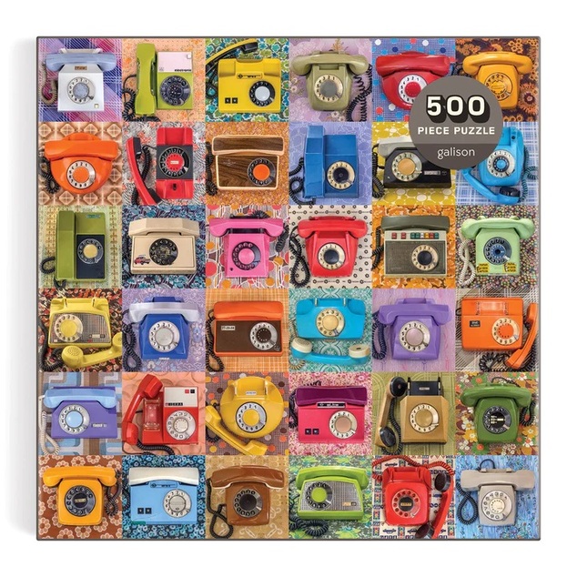 Galison Puzzle Troy Litten Eastern Bloc Telephones 500 dielikov