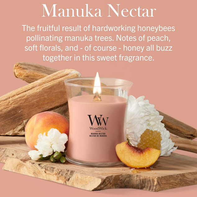 WW Kerze Mittelgroß Manuka Nektar