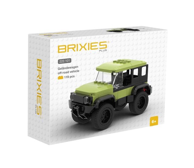 BRIXIES Plus 222.101 Off-road - terénne vozidlo zelené, 119 k