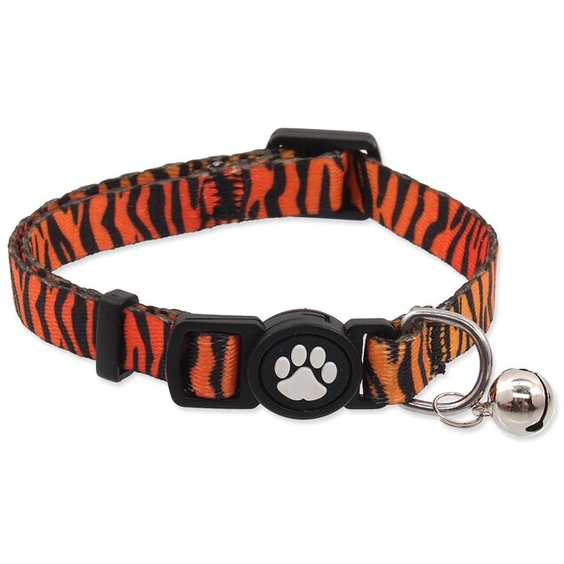 Obojok Active Cat nylon XS tiger 1x19-31cm