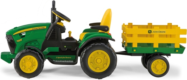 Peg-Pérego John Deere Ground Force s vlečkou 12V - 330W zelená