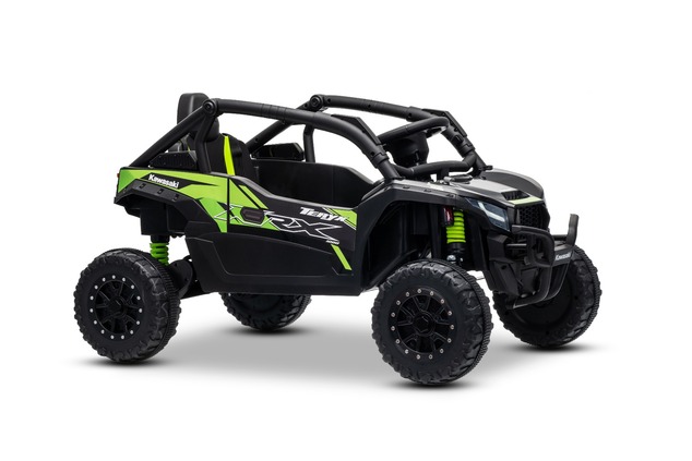 Elektrické autíčko Kawasaki TERYX KRX 1000 12V, čierne, jednomiestne, odpružená zadná nápr