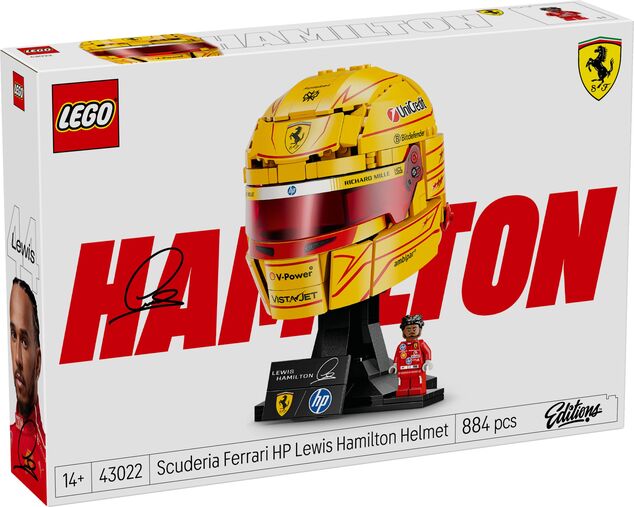 LEGO® Editions 43022 Prilba Lewis Hamilton zo Scuderia Ferrari HP