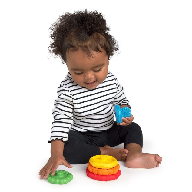BABY EINSTEIN Hryzačka stohovacia 2v1 Stack &amp; Teethe™ 0m+