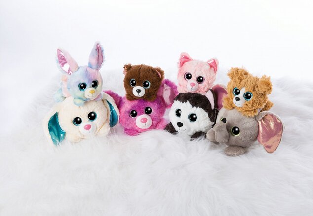 NICI Glubschis Plüsch Kätzchen Dreamie liegend, 15 cm