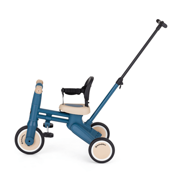 PETITE&amp;MARS Tricycle multifonction 4 en 1 Drift Ocean Blue