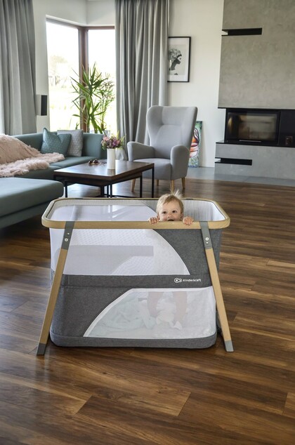 Postieľka multifunkčná 4v1 Sofi Gray Kinderkraft 2019