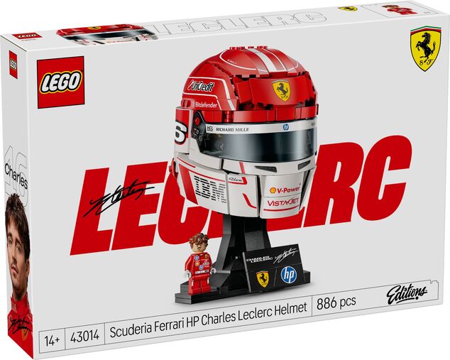 LEGO® Editions 43014 Prilba Charles Leclerc zo Scuderia Ferrari HP