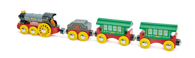 Hape Retro gőzmozdony fény- és hangeffektekkel