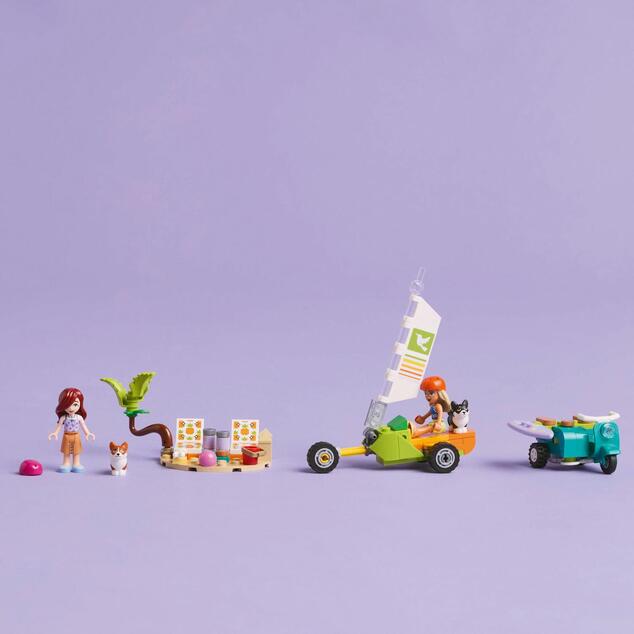 LEGO® Friends 42641 Abenteuer mit surfenden Hunden und Scooter