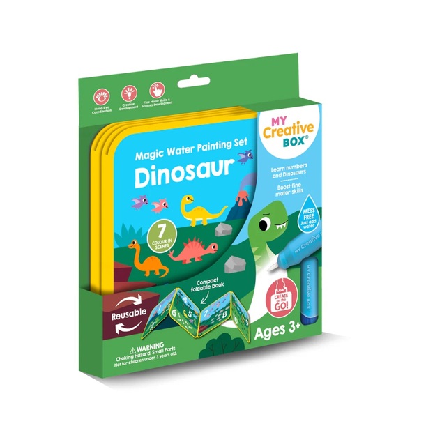 MY CREATIVE BOX® Magické maľovanie vodou Dinosaury