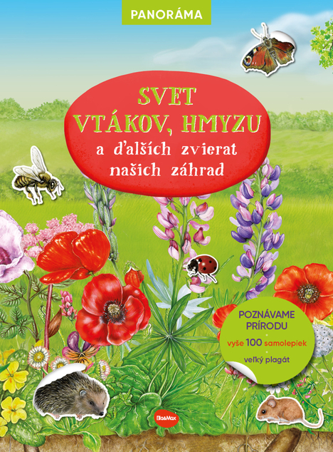 WELT DER VÖGEL, INSEKTEN und anderer Tiere unserer Gärten – Buch mit Poster und Aufklebern