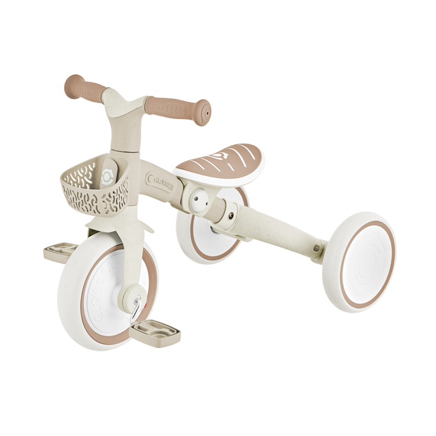 Globber detské odrážadlo trojkolesové - Learning Trike 3in1 PLUS Ecologic Coconut