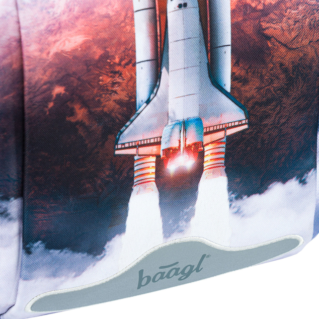 BAAGL SADA 3 Shelly Space Shuttle: Rucksack, Federmäppchen, Tasche