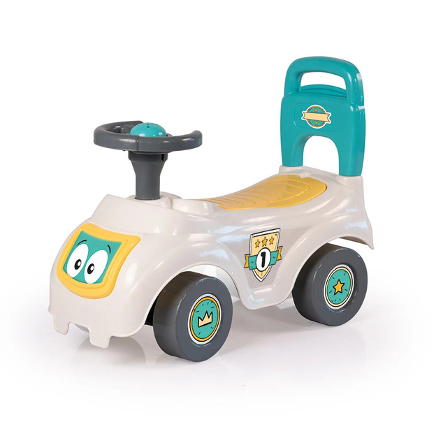 Dolu Odrážadlo auto s operadlom, biela