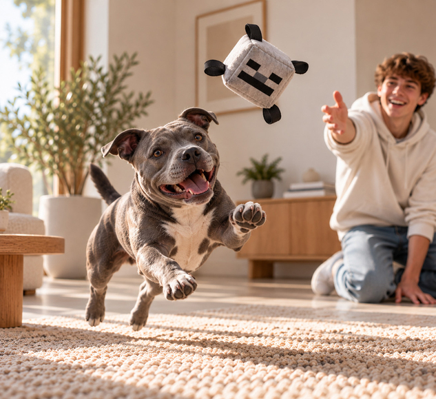 MINECRAFT Hundespielzeug Kauknochen Skelett
