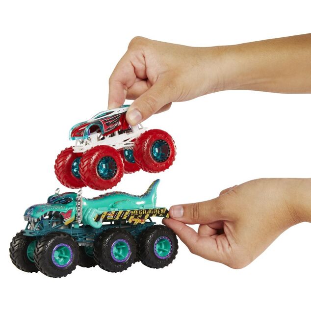 HW szörnyjárgányok teherautók 1:64