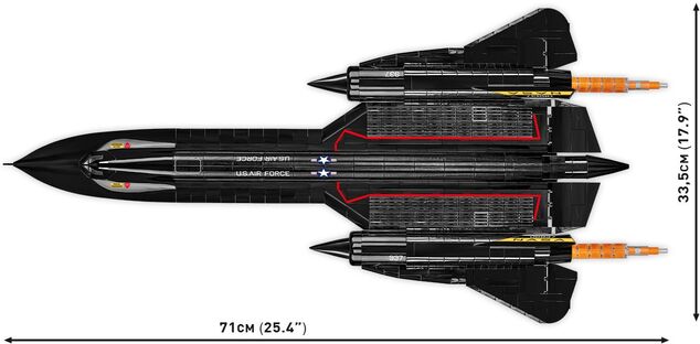 Cobi Lockheed SR-71 Blackbird, 1:48, 1379 k, 2 f, EXECUTIVE EDITION