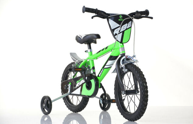 Dino Bikes - Detský bicykel 14" 414UZ - zelený 2017