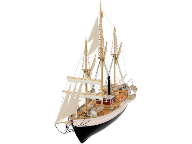 Modell-Tec Fram I. výskumná polárna loď 1:50 kit