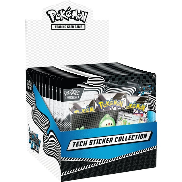 Pokémon TCG: SV10.5 Black Bolt - Tech Sticker Sammlung