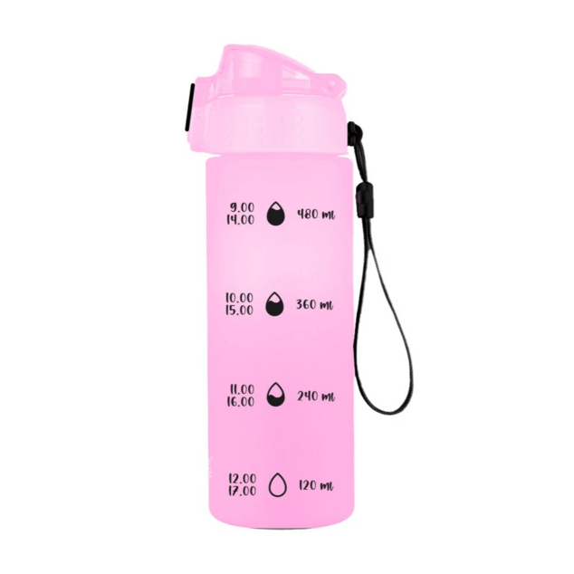 Fľaša OXY CLiCK 600 ml PASTELINI ružová