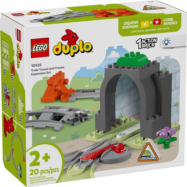 LEGO® DUPLO® 10425 Železničný tunel a koľajnice – rozširujúca sada