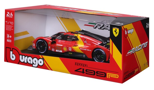 Bburago 1:18 Ferrari Racing - 499P LMH - Red #51