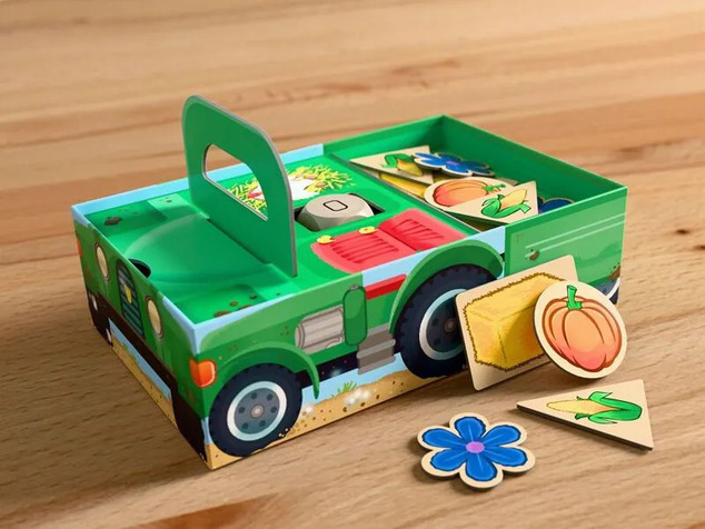 Haba Primele mele jocuri Tractorul lui Lenny de la 2 ani