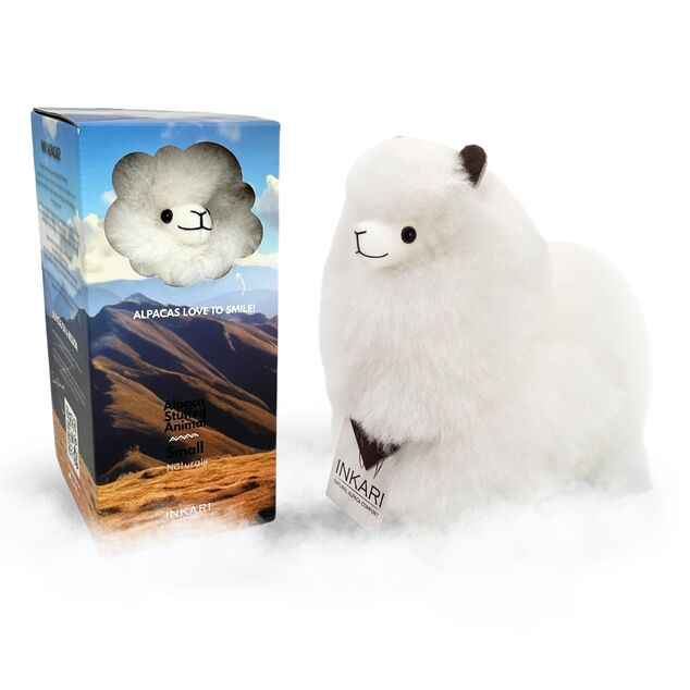 INKARI Plyšová hračka Alpaca Small Ivory White 23cm