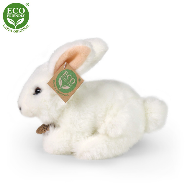 Plišani bijeli zec 16 cm ECO-FRIENDLY