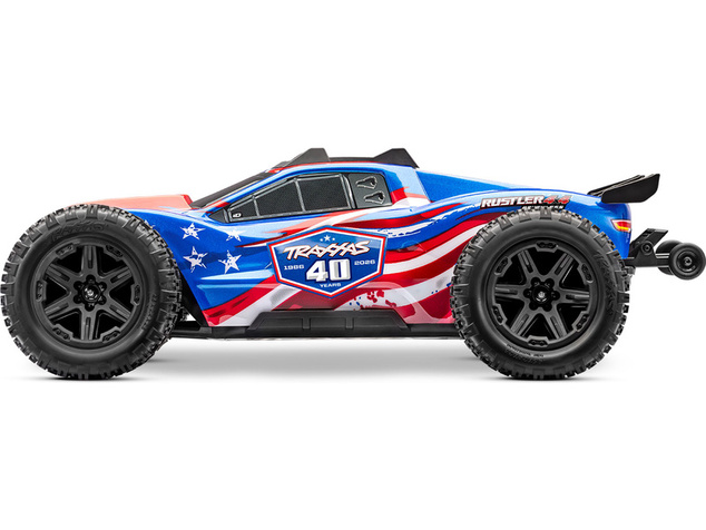 Traxxas Rustler 4x4 1:10 VX3 RTR albastru