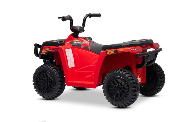 Licencovaná elektrická štvorkolka Arctic Cat 12V so zadným pohonom, červená, LED svetlá, L