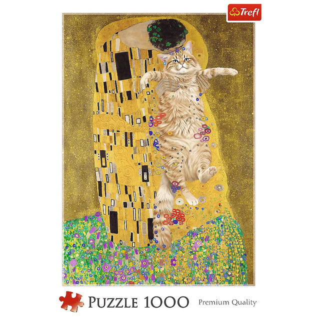 Trefl Puzzle Mačací bozk 1000 dielikov