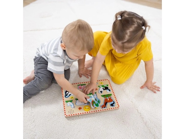 Melissa &amp; Doug Puzzle so zvukovými efektmi