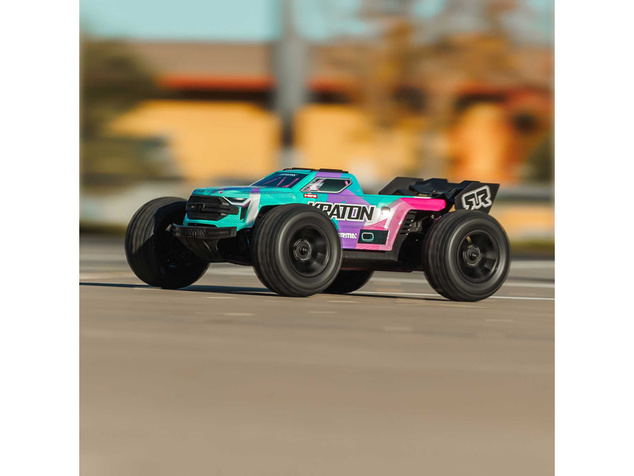 Arrma Mini Kraton 3S DSC BLX 1:16 4WD RTR turkizna/roza