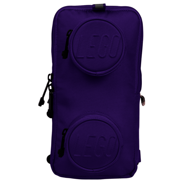 LEGO Signature Brick 1x2 Sling Bag - viola scuro