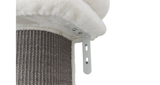 Acadia scratching post with wall mounting, 160 cm, grey