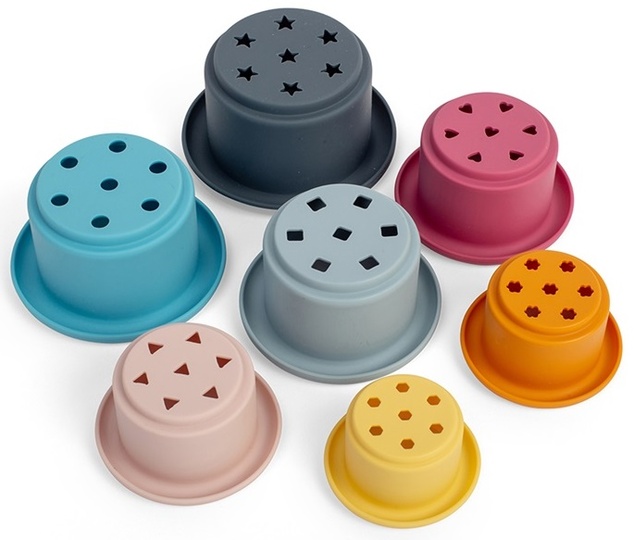 Bigjigs Toys Stohovacie poháre