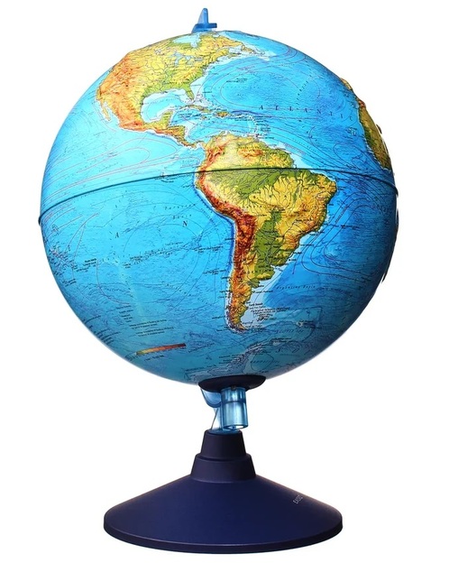 Alaysky's 32 cm RELIEF Physical Globe EN