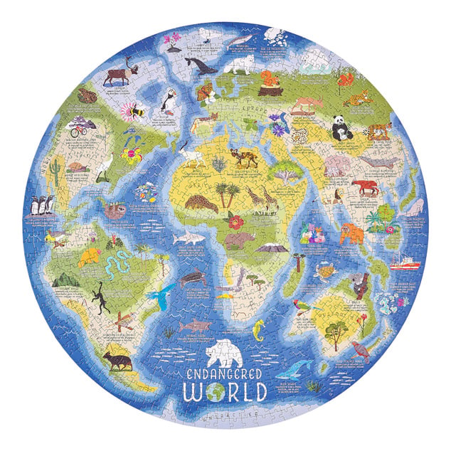 Ridley's Games Puzzle gefährdete Welt 1000 Teile